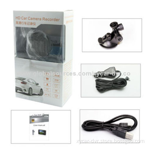 Dash Camera with 1,080P Resolution, 2.7-inch TFT Display,5.0 Megapixel with HD Wide-angle 120 Degree